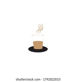 coffe drink ilustration design vector templat
