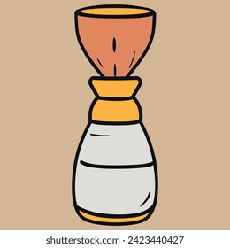 Coffe filter vektor icon ilustration