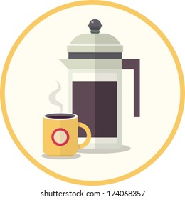 coffe flat icon
