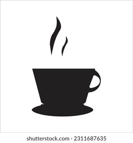 coffe glass line new vector icon