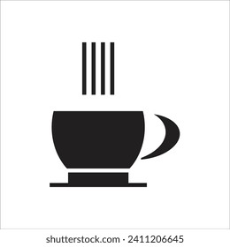 plantilla de línea de icono de vector de vidrio de código