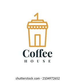 Coffe House Logo Design. Vector Eps 10