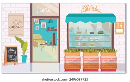 COFFE HOUSE,COFFE SHOF,ILLUSTRATION COFFE HOUSE