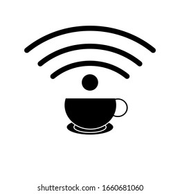 coffe icon and clip arts vector