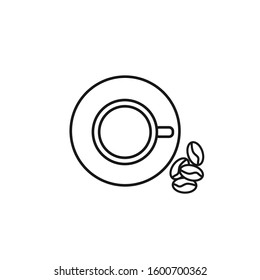 Coffe icon design template EPS 10