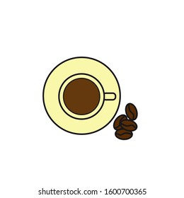 Coffe icon design template EPS 10