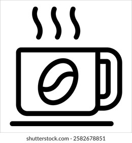 Coffe Icon Element For Design