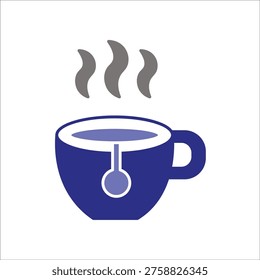 coffe icons simple colred vector