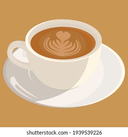 coffe illustrasion, vector, eps 8