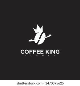 COFFE KING PLANET LOGO DESIGN