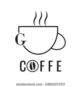 COFFE LATER LOGO WITH G OF THE COFFE SHOP