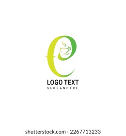 COFFE Letter logo design inspiration. Vector letter template design for brand.