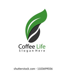 coffe life logo vector for bussiness design template icon