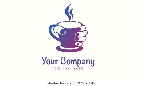 Coffe Logo Design. Vector Illustrator Eps. 10 - Vector