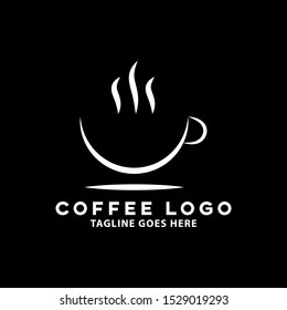 COFFE LOGO TEMPLATE. COFFE SHOP LOGO DESIGN VECTOR ILLUSTRATION.