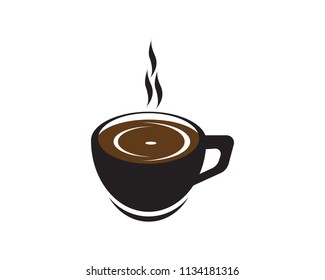 coffe logo template vector icon