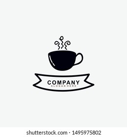 Coffe Logo Vintage Style Retro Design Stock Vector (Royalty Free ...