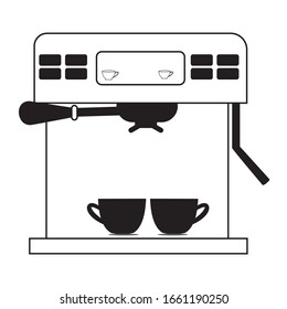 coffe machine icon vector ilustration