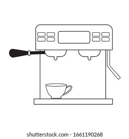 coffe machine icon vector ilustration