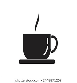 coffe mug vector icon line template