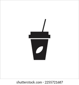 coffe papper cup vector line new icon