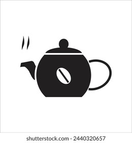 coffe pot icon line new template