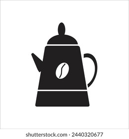 coffe pot icon line new template
