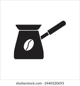 icono de cafetera línea nueva plantilla