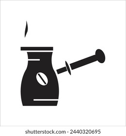 coffe pot icon line new template
