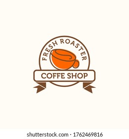 coffe restaurant design logo vector icon