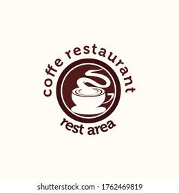 coffe restaurant design logo vector icon