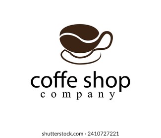 coffe shop logo design template