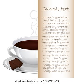 coffe shop menu card
