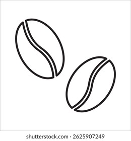 Ícone de stock de café vetor contorno