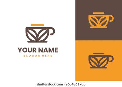 Coffe Tea Logo Design Vector