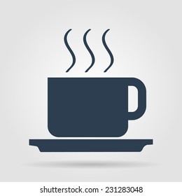 coffe vector illustration. Flat design style EPS