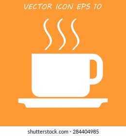 coffe vector illustration. Flat design style EPS