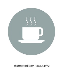 coffe vector illustration. Flat design style EPS