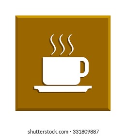 coffe vector illustration. Flat design style EPS