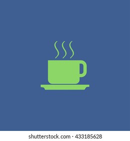 coffe vector illustration. Flat design style EPS