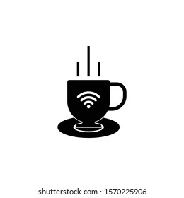 Coffe and Wifi icon, Vector