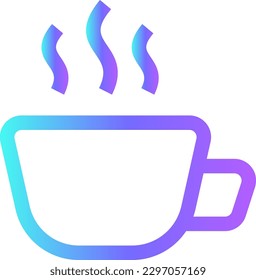 Coffebreak Business people icon with blue duotone style. cup, grinder, drink, beverage, machine, barista, coffee. Vector illustration