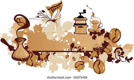 Coffee abstract