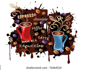 coffee abstract background