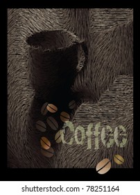 coffee abstract background