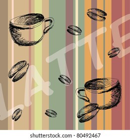coffee abstract background