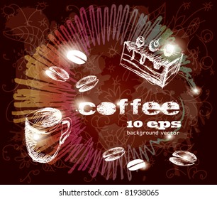 coffee abstract background