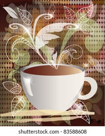 coffee abstract background