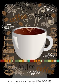 coffee abstract background