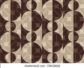 Coffee. Abstract coffee beans on brown background with a lettering.